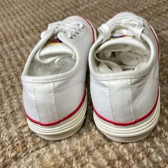 Sandro Paris Flame Canvas Sneakers Size 7 - Picture 6 of 7